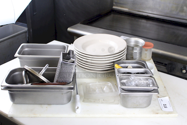 All-4-ONE!! Cutting Board, Pans, Weights, Plates & More - Image 4 of 5