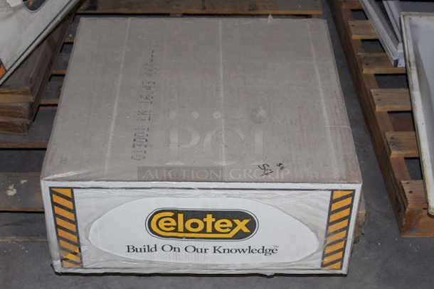 NEW, NEVER USED!! Carton Of Celotex CM-454 Cashmere Acoustical Ceiling Panels 3/4 in x 2 ft x 2 ft.  (1) Complete Carton Plus (3) Panels, 17pcs In Total.  - Image 2 of 2