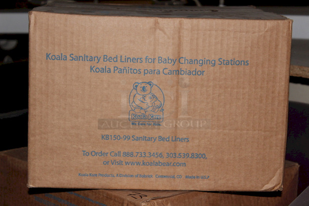NEW, IN THE BOX! Koala Kare KB150-99 3-Ply Baby Changing Station / Table Bed Liners - 500/Case - Image 4 of 4