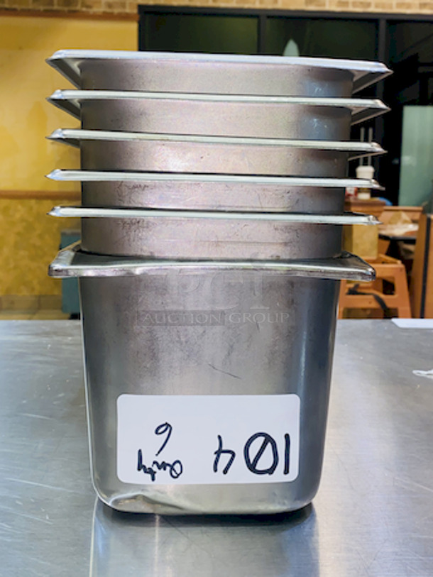 AWESOME! Set of (5) Stainless Steel 1/3 Pans, 6 Inch Deep.

6x Your Bid - Image 2 of 6