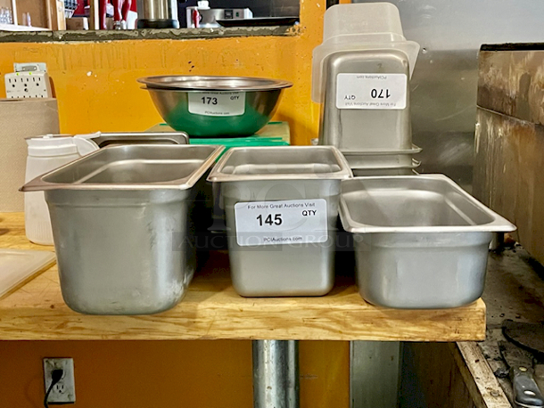 SWEET! (1) 1/4 Food Pan 6" Deep, (2) 1/3 Food Pans 4" & 6". 3x Your Bid - Image 3 of 4