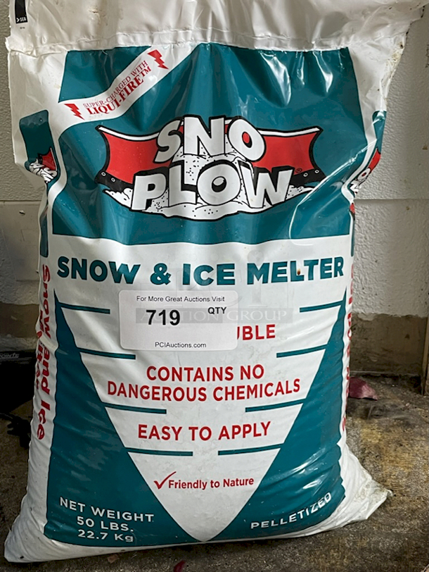 Sno Plow Ice Melt, 50lbs. Pelletized 