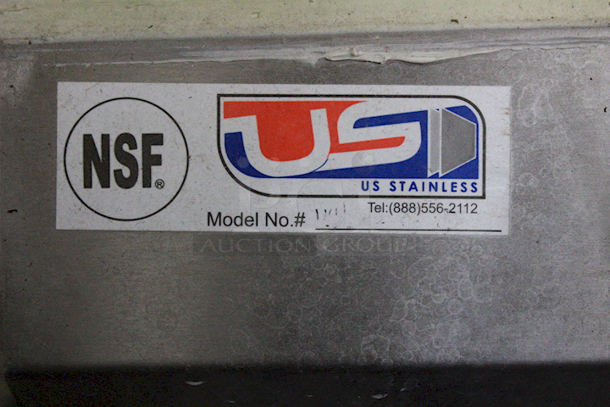 US Stainless Hand Wash Sink W/Side Wall Splash Guards. 12x15-1/2x15 - Image 3 of 3