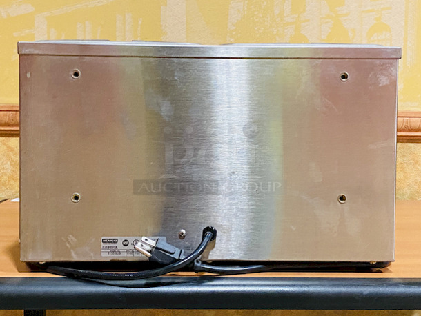 SWEET! Nemco 6130-Sub Countertop Food Warmer - Wet w/ (2) Pan Wells, 120v. 

Fractional Food Warmer, dual-well, accepts 1/3 size or (2) 1/6 size pans (not included), stamped water-fill line, independent thermostat controls per well, insulated exterior, stainless steel construction, 120v/60/1-ph, 1100 watts, 9.2 amps, NEMA 5-15P

17x16-1/4x10-1/2 - Image 4 of 6