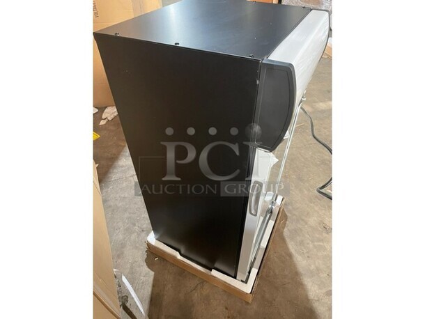 NEW In Box! Nordon Commercial Countertop Single Glass Door Mini Cooler/ Merchandiser! With Customizable Lamp Box! With Poly Coated Racks! 110/120V! Model: SC80B! - Image 6 of 8