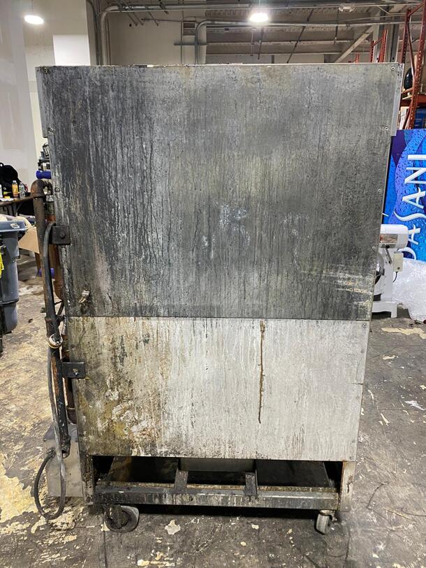 Attias Commercial Natural Gas Powered 5 Skewer Chicken Rotisserie Machine! All Stainless Steel! On Casters!
 - Image 5 of 5