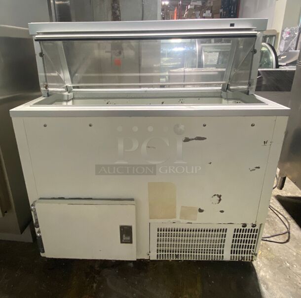 Stand Alone Ice Cream Dipping Cabinet w/ 12 Tub Capacity - White, 115v - Image 5 of 5