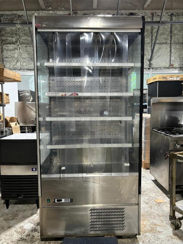 Sifa Commercial Refrigerated Open Grab-N-Go Display Case! With Pull Down Front Cover! Solid Stainless Steel! Model: GAEP6L096N0710 - Image 4 of 6
