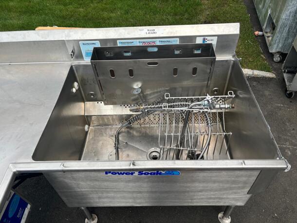 Power Soak Power Wash Dishtable Sink
 - Image 2 of 9