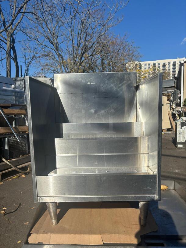 STAINLESS STEEL Liquor Bottle Display Case - Image 1 of 4