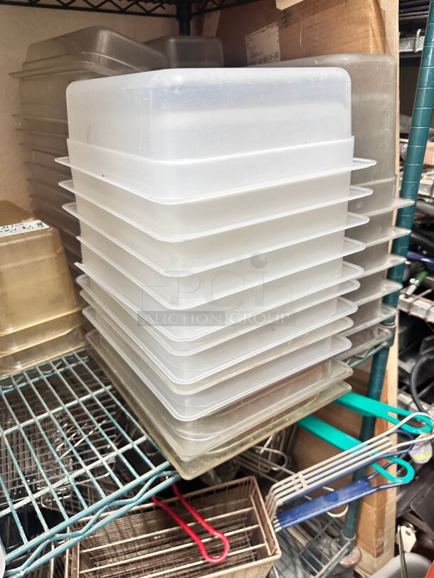 Cambro EN 631-1 Camwear Half Size 6in Deep Polycarbonate Food Pan - Image 1 of 6