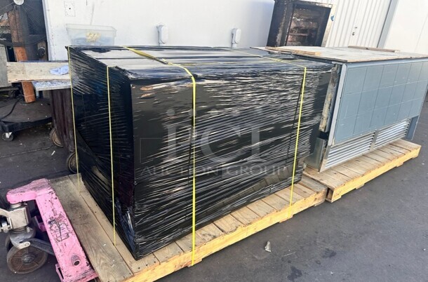 Excellent Condtiin Gelo SCACCO MATTO 72" Ice Cream Showcase 220 Volt Tested and Working - Image 8 of 8
