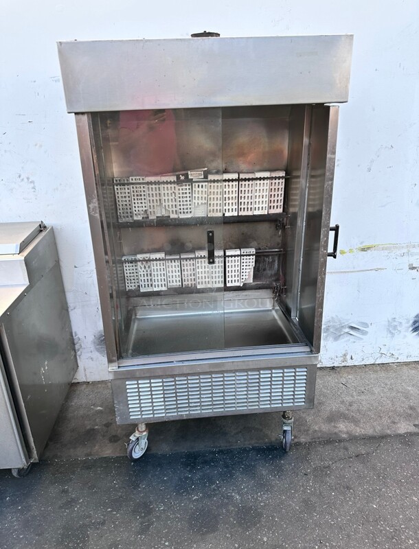 Working! American Range ACB-5 Culinary Series 5 Spit Chicken Rotisserie Broiler/Oven Gas NSF Tested and Working!