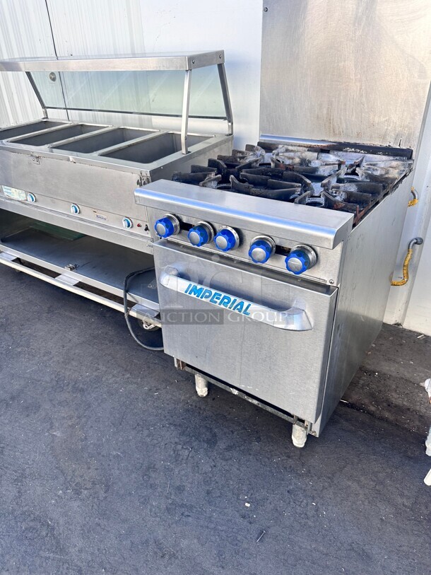 Fully Refurbished Excellent Condition Imperial 24" 4 Burner With Oven Gas Stove Tested and Working - Image 5 of 7