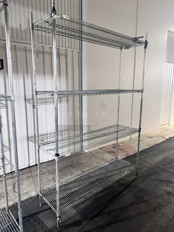 Commercial 48 inch Stainless Wire Rack NSF - Image 1 of 6