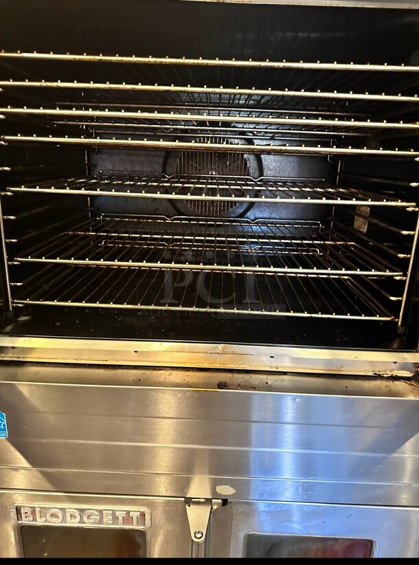 Late Model Blodgett ZEPH-100-G DBL Zephaire Double Full Size Liquid Natural Gas Convection Oven - 100,000 BTU Working - Image 7 of 9