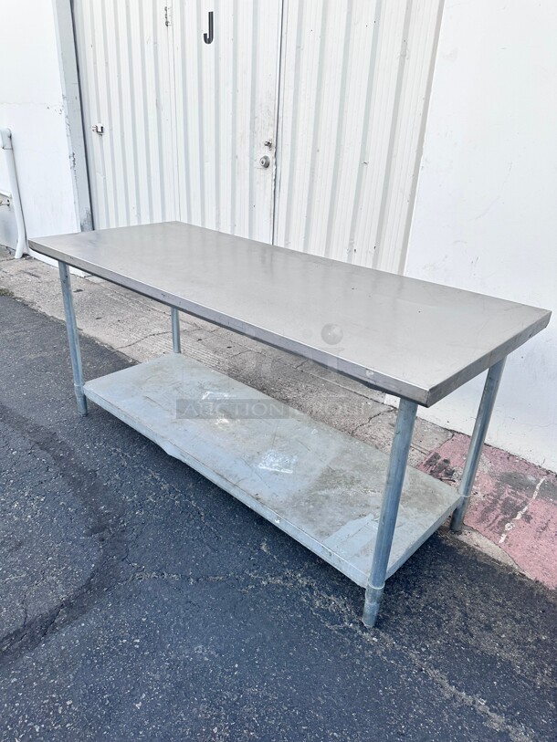 Commercial 60 inch Stainless Steel Work Table With Under Shelve NSF - Image 1 of 7