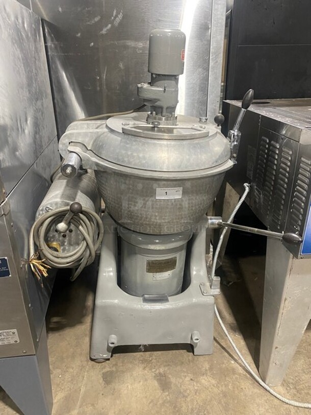 WOW! Hobart Commercial Heavy Duty VCM Vertical Cutter/Mixer/Mincer! All Stainless Steel! Model: VCM60E SN: U7111045 Converted To 208V 60HZ 3 Phase
