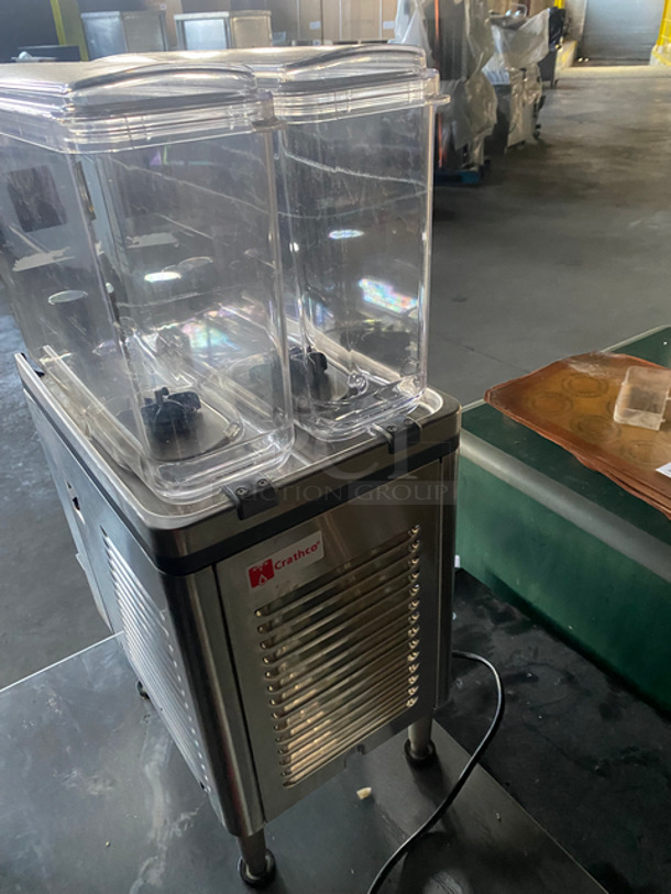 LATE MODEL! 2019 Crathco Commercial Countertop Dual Refrigerated Beverage Dispenser! Model: CS2E/1D16 SN: T456813 120V 60HZ - Image 4 of 9