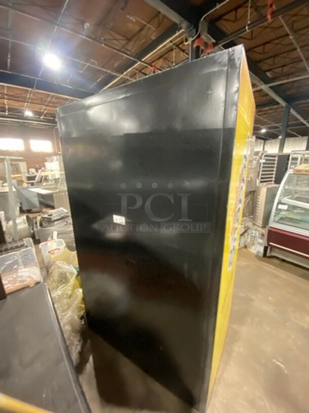 Habco Commercial Refrigerated 2 Door Reach In Cooler Merchandiser! With View Through Doors! Poly Coated Racks! Model: ESM42 SN: 42055571 115V 60HZ 1 Phase! Working When Removed! - Image 4 of 8