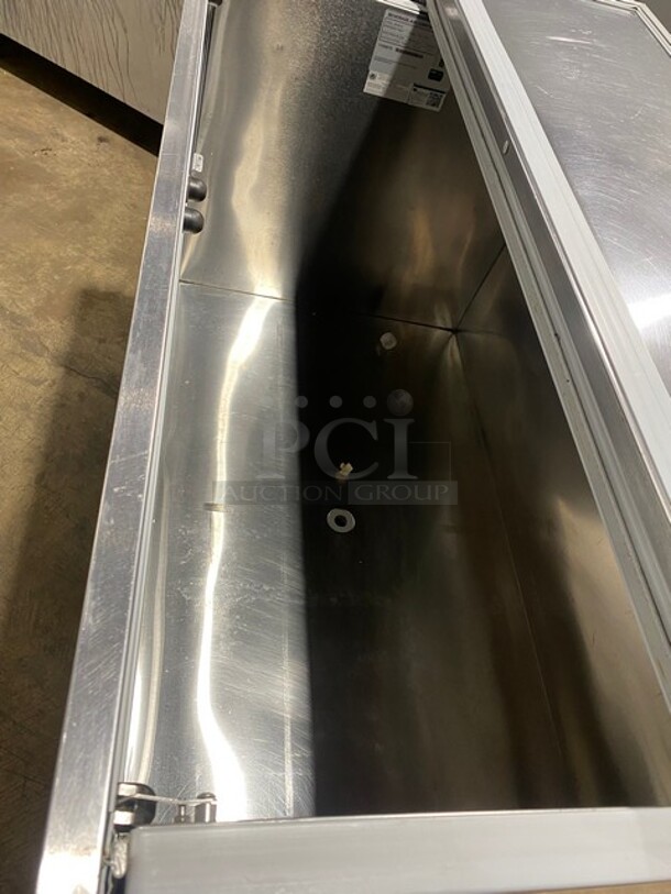 Beverage Air Single Side Access Milk Cooler! Stainless Steel! On Casters! Model: SM49NS SN: 11408275 115V 60HZ 1 Phase - Image 5 of 7