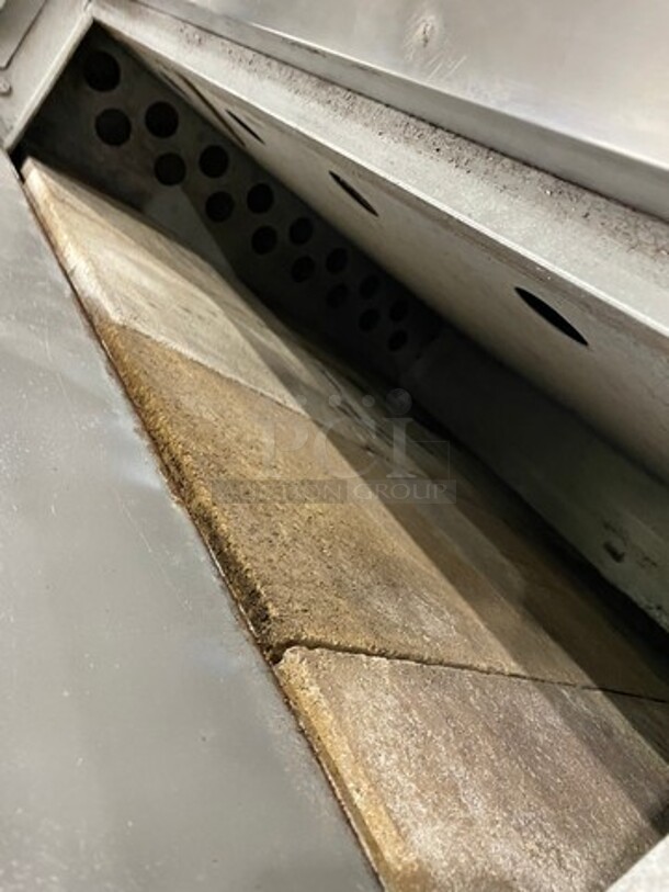 WOW! Morello Commercial Natural Gas Powered Double Deck Pizza/ Baking Oven! All Stainless Steel! On Legs! 2x Your Bid Makes One Unit! WORKING WHEN REMOVED! - Image 6 of 12