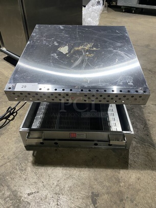Marshall All Stainless Steel Counter Top Crisp-N-Hold Warmer Dump Station! Great For Chicken & Fries! Model RR5E Dump Station Serial 0215H37060! 208V 1 Phase!  - Image 1 of 9