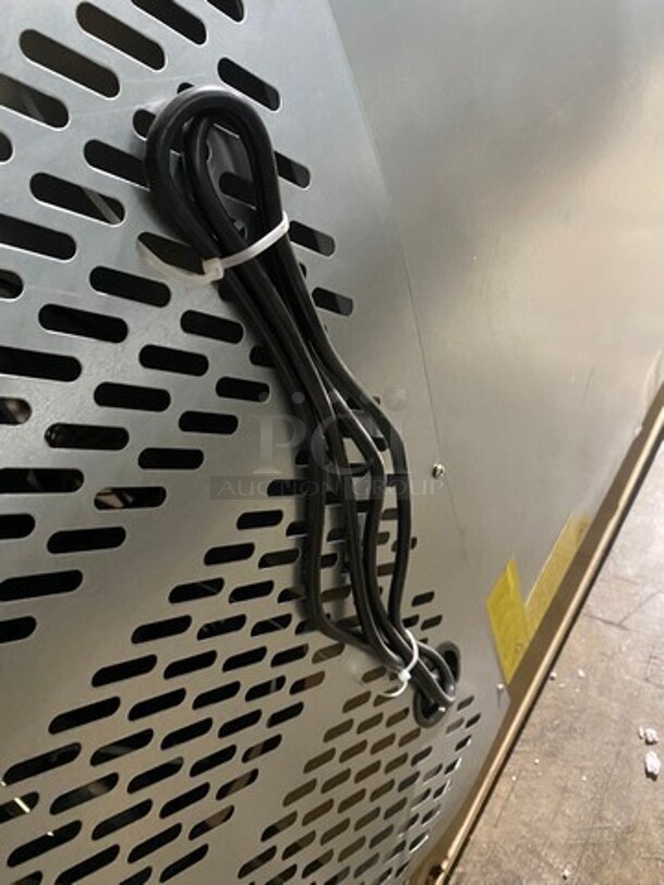 AMAZING! NEW! SCRATCH-N-DENT! Omcan Commercial Refrigerated Italian Style Marble Top Pizza Prep Table! With 3 Door Storage Space Underneath! Poly Coated Racks! All Stainless Steel! Model: PTCN0581 SN: 41145 110V - Image 12 of 12