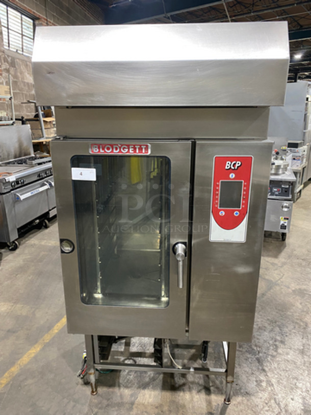 Blodgett By Houno Commercial Electric Powered Single Door Convection Oven! With View Through Door! With VENTLESS Hood! All Stainless Steel! On Legs! Model: BCP-101 SN: 090710AM045S 208V 60HZ 3 Phase