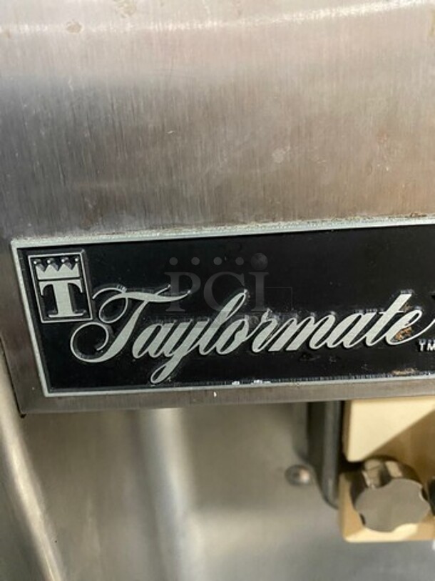 Taylormate Commercial Soft Serve AIR COOLED Ice Cream Machine! All Stainless Steel! On Legs! Working When Removed! - Image 10 of 11