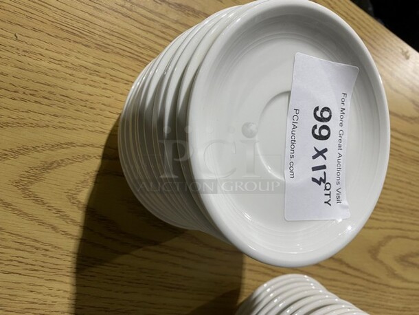 NICE! CAC White Round Serving Plates!
13 X Your Bid! - Image 1 of 7