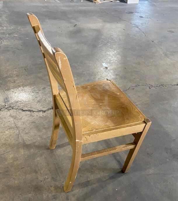 Wooden Dining Height Chairs! 10x Your Bid - Image 4 of 6