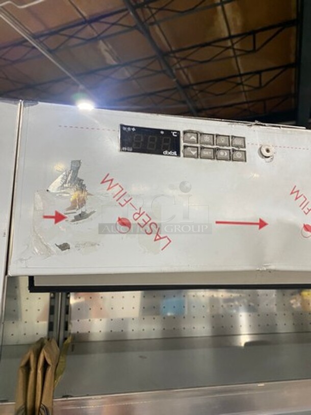 NEW NEVER USED! OUT OF THE BOX! 2016 Ciam Commercial Refrigerated Open Grab-N-Go Display Case! Solid Stainless Steel! MISSING BOTTOM FRONT COVER! Model: MURSTDL6FL15 SN: SN230416 220V 60HZ 1 Phase - Image 7 of 10