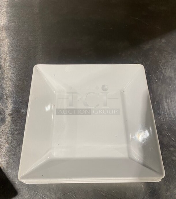 All One Money! Squared Food Serving Plates! - Image 4 of 4