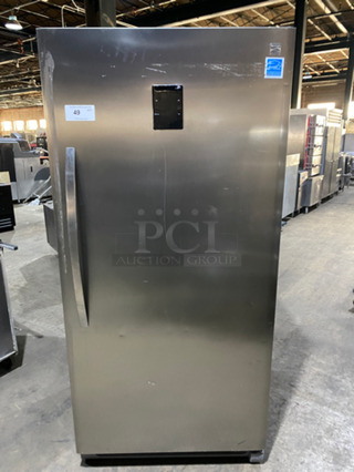 Kenmore Single Door Reach In Cooler! With Poly Coated Racks And Shelves! All Stainless Steel!
