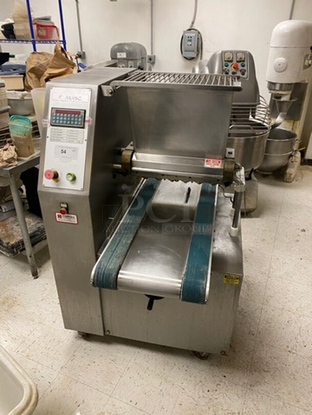 Empire Commercial Cookie/ Pastry Depositor! All Stainless Steel! On Casters! WORKING WHEN REMOVED!