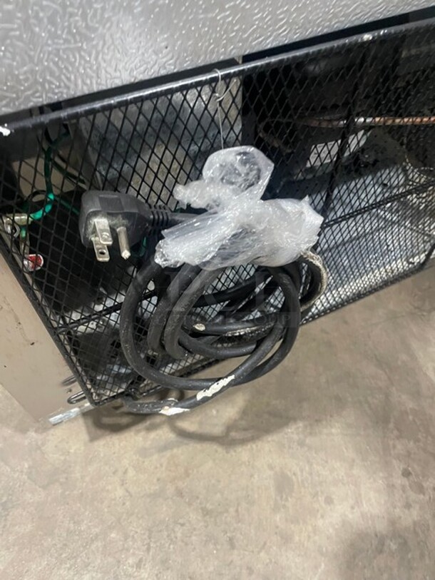 Artic Air Commercial 2 Door Work Top Cooler! All Stainless Steel! With Poly Coated Racks! 115V! On Casters! Model: AUC48R SN: 499185!  - Image 8 of 8