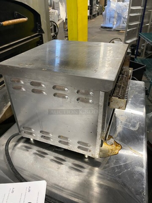 APW Wyott Commercial Countertop Conveyor Toaster! All Stainless Steel! On Legs! Model: ATEXPRESS SN: 0105D00243 120V 60HZ 1 Phase - Image 2 of 11