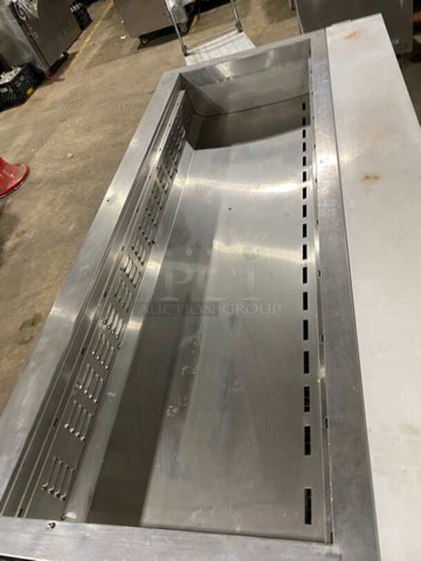 Spartan Commercial Refrigerated Mega Top Sandwich Prep Table! With Commercial Cutting Board! With 3 Door Storage Space Underneath! Poly Coated Racks! All Stainless Steel! On Casters! Model: SST7230 - Image 5 of 10