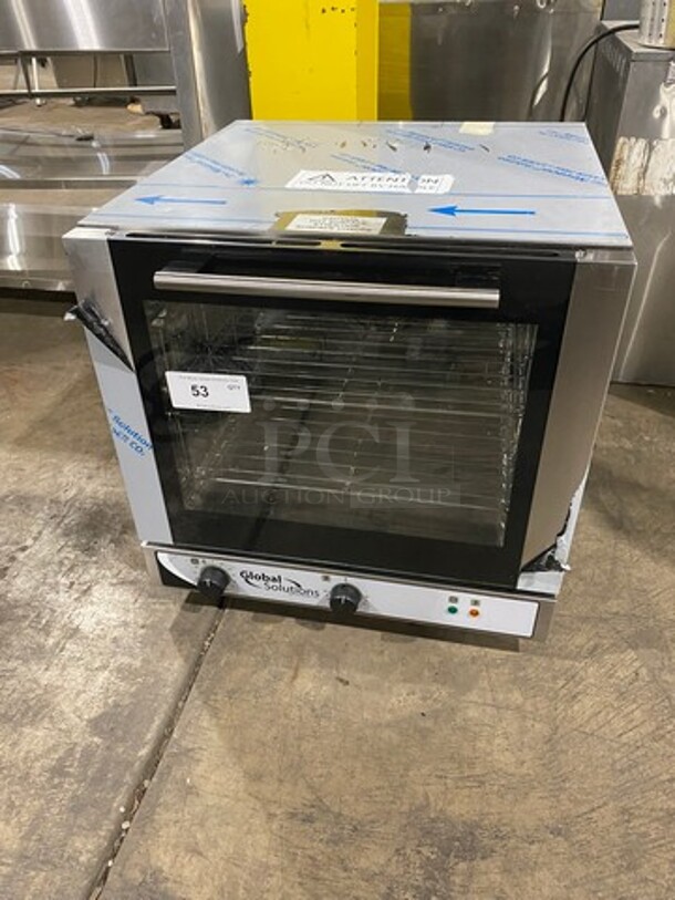 NEW! EKA Commercial Countertop Convection Oven! With View Through Door! With Metal Oven Racks! All Stainless Steel! Model: EKFA412S SN: 3218020736 120V 60HZ 1 Phase