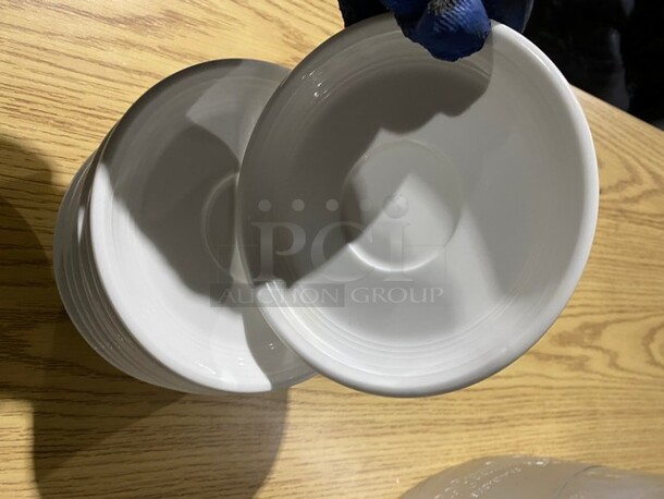 ALL ONE MONEY! CAC White Round Serving Plates!   - Image 7 of 8