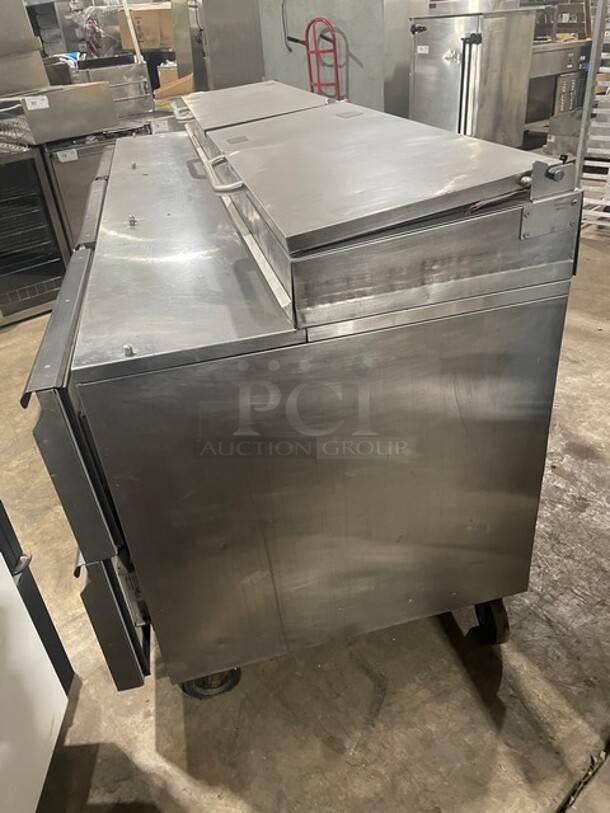 Nice All Stainless Steel SilverKing Pizza Prep table ! 115V 60HZ Model: SKPZ9201 Serial: SBCM145050B - Image 4 of 9