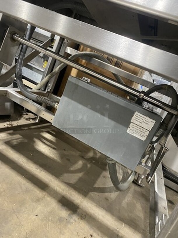 Market Forge All Stainless Steel Electric Powered Tilted Braising Pan/Skillet! Serial 209041! 208V! On Legs!  - Image 8 of 10