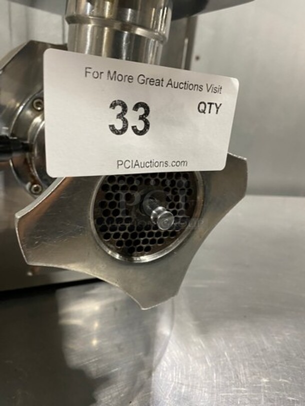 Commercial Countertop Meat Grinder! All Stainless Steel! - Image 6 of 9