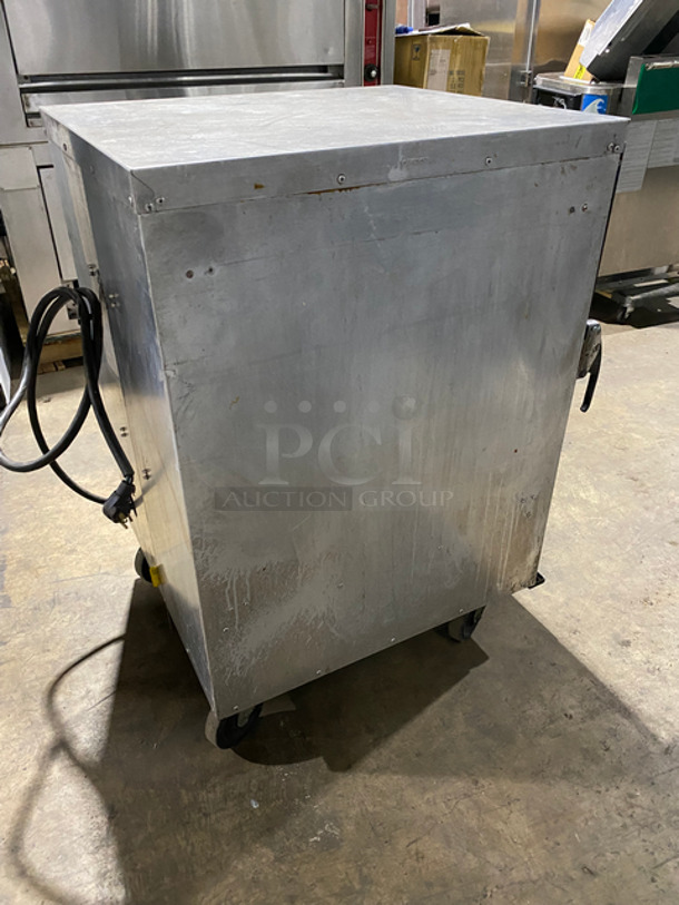 Carter Hoffmann Commercial Heated Holding Cabinet! Single View Through Door! Stainless Steel Body! On Casters! - Image 4 of 9