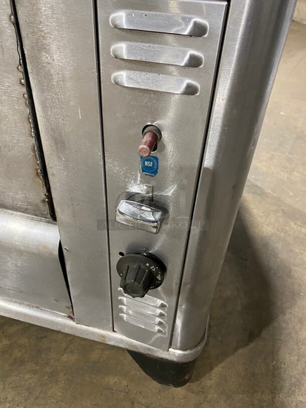 Blodgett Commercial Natural Gas Powered Double Deck Baking/ Pizza Oven! All Stainless Steel! On Legs! 2x Your Bid Makes One Unit! Working When Removed! - Image 12 of 12