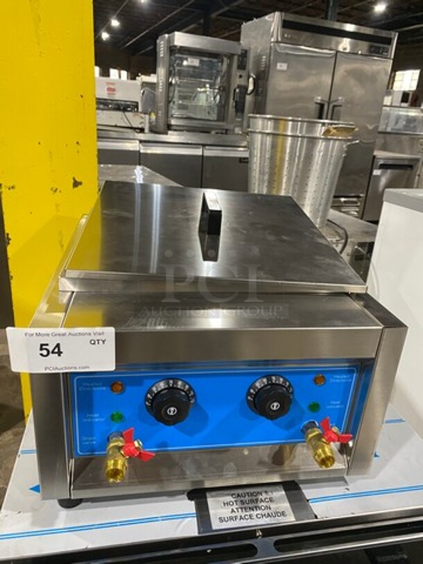 LATE MODEL! 2019 Commercial Countertop Electric Powered Pasta Cooker! With Metal Baskets! Stainless Steel! Model: EPC4 110V - Image 1 of 9
