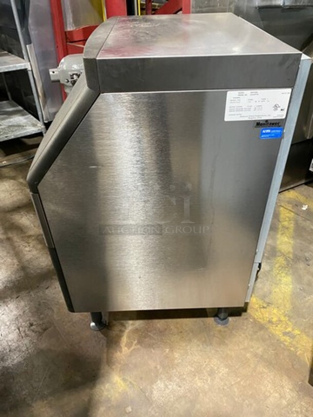 Manitowoc Commercial Undercounter Ice Maker Machine! All Stainless Steel! On Legs! Model: QY0134A SN: 310127778 115V 60HZ 1 Phase - Image 3 of 9