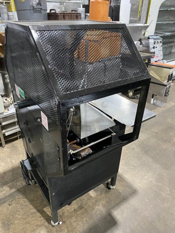 GREAT FIND! Bunn Commercial Electric Powered Package Tying Machine! Stainless Steel! On Casters! Model: 1691 SN: 88937 - Image 4 of 9