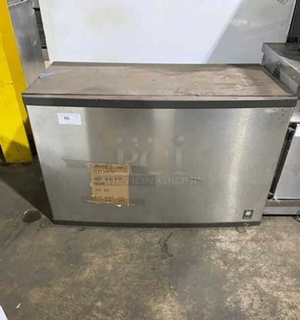 Manitowoc Commercial Ice Maker Machine Head! All Stainless Steel! Model: QY1305W SN: 990867299 208/230V 1 Phase - Item #1097506